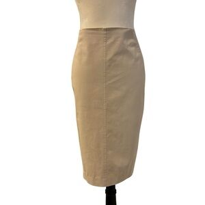 Brunello Cucinelli Beige Pencil Skirt